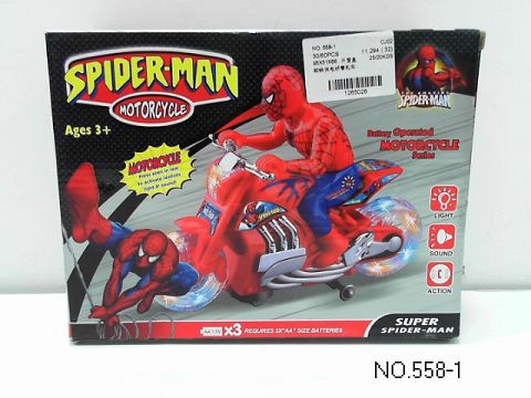 Spider-man electric motorcycle