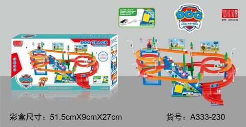 狗狗队飞跃双楼梯轨道