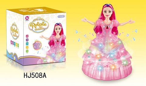 Electric rotating skirt universal princess (keep out glue head)