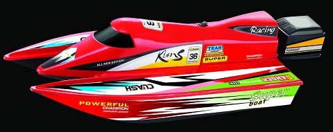 F1 racing boat