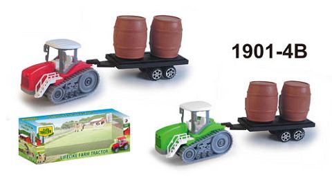 The habitual farmer's cart dragged the barrel