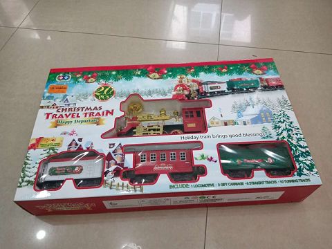 电动音乐灯光轨道火车