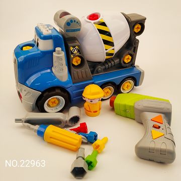 益智早教拆装遥控搅拌车