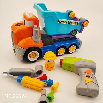 Yizhi early education dismantling remote-controlled transport vehicle