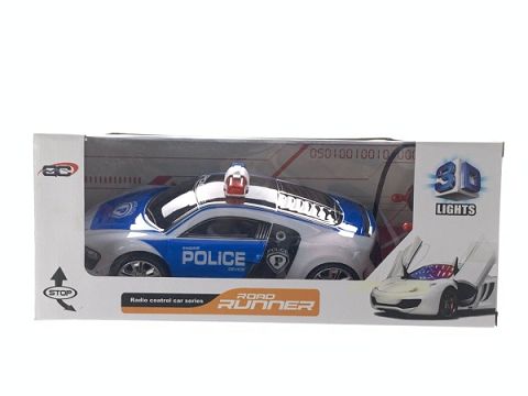 1:18二通3D灯光  软壳奥迪警车