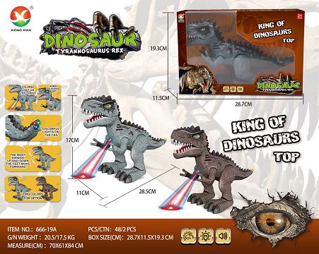 Electric tyrannosaurus rex (with sound and light)