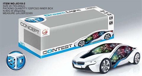 带3D（9灯）光电动车
