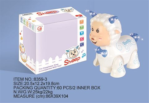 Universal light music sheep