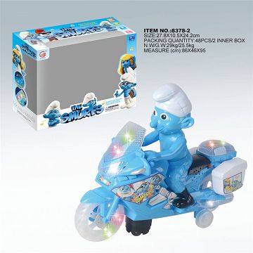 Smurf light Bike