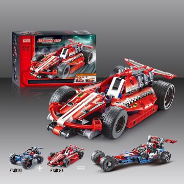 Flash red racing car (rebound function)