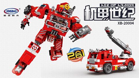Fire mecha - red inflammation