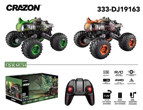 1:16 high speed four drive dinosaur car