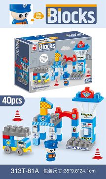Puzzle big particle block police series