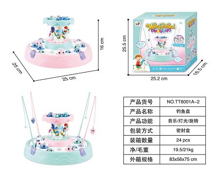Merry-go-round fishing tray