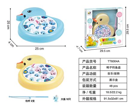 Duck fishing tray