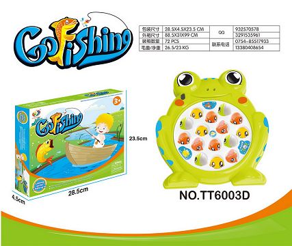 Frog fishing tray