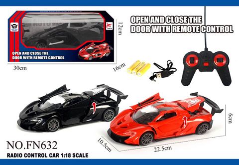 1:18 remote control three-door simulation car