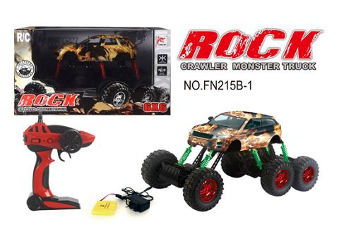 1:10 six-drive, six-wheel climbing vehicle