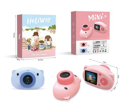 Children's camera (cartoon pig)