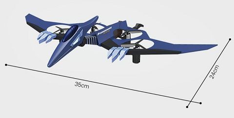 Pterosaur four axis vehicle