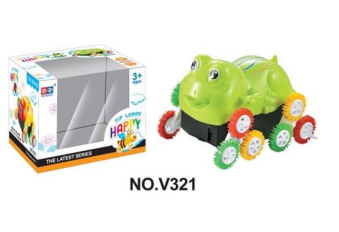 Seven star ladybug 12 color wheel electric tipping car
