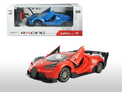 1:20 bugatti five-way open door remote control car