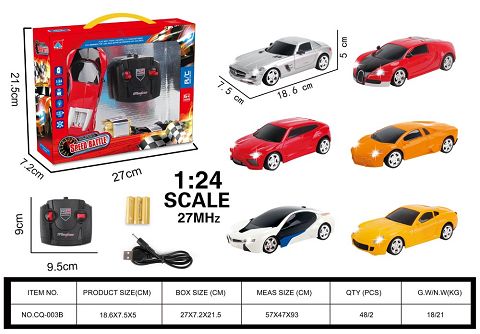 1:24 LED lights for USB four-way remote control car
