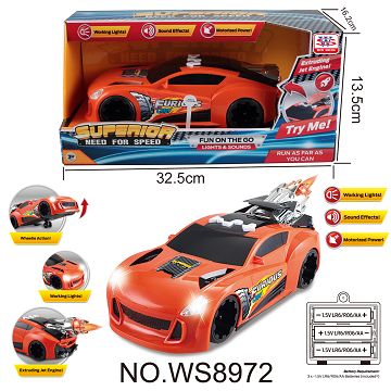 Programmed rocket car