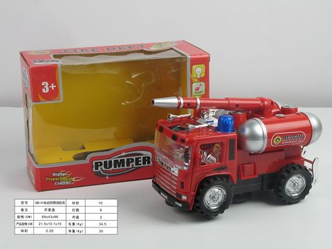 Electric lift fire truck