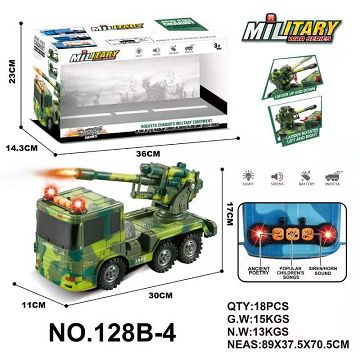 Inertial military vehicle