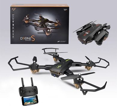 Folding fixed height four axis and 300000 wifi hd cameras