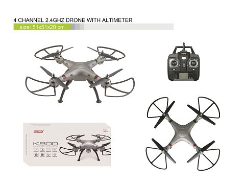 (4 Channel 2.4ghz Drone with Altimeter)