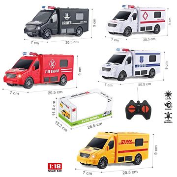 1:18 Combination of 5 types of Four-way remote control car
