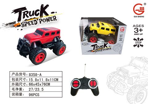 Off-road remote control vehicle