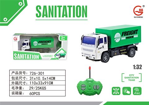 Urban sanitation remote control car