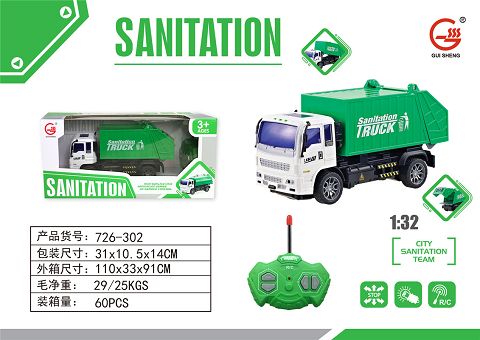 Urban sanitation remote control car