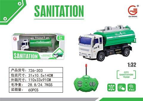 Urban sanitation remote control car