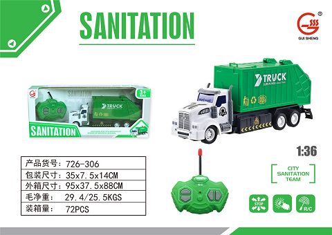 Urban sanitation remote control car