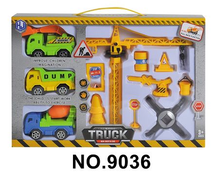 Backhaul truck and crane