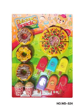 汉堡披萨甜甜圈食品
套