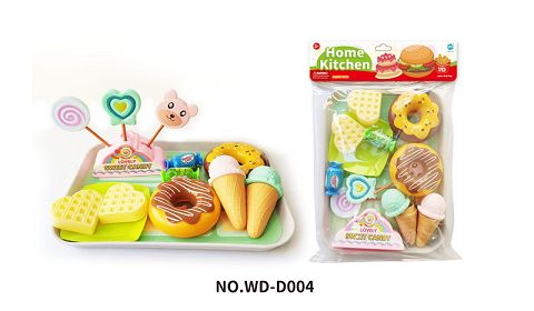 汉堡披萨甜甜圈食品
套