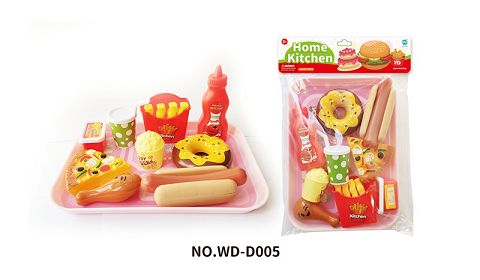 汉堡披萨甜甜圈食品
套