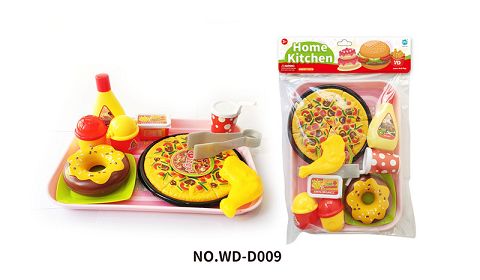 汉堡披萨甜甜圈食品
套