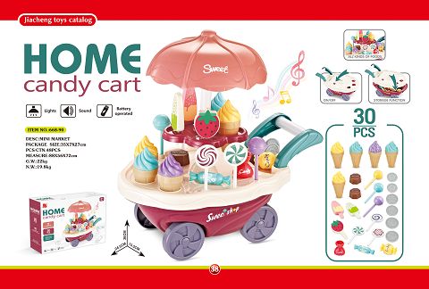 Mini candy car (with light, music, 2 aa, no battery)