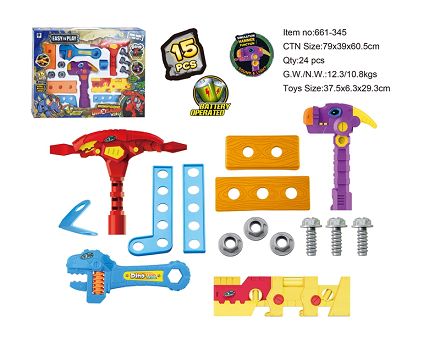 15PCS dinosaur tool accessories