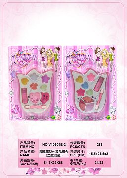 Rose cosmetics combination (two mixed packages)