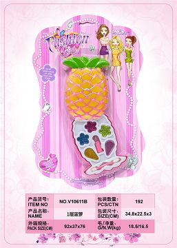 1 layer pineapple cosmetic box