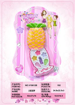 1 layer pineapple cosmetic box