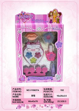 Strawberry makeup combo