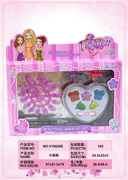 Small single peach makeup group